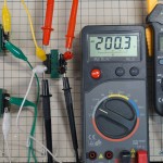 電圧検出トランス VT3510-A01の動作テスト。200V:5.0V